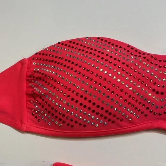 Miss Me womens Bikini 2 piece Rhinestones 2 piece swim suit Sz S/M - Picture 10 of 13